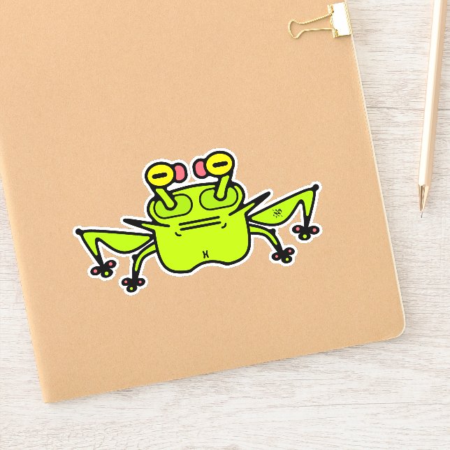 Pegatina Tapo gruñón vintage v1 (Cuaderno)