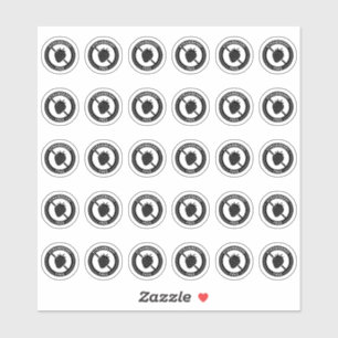 Pegatina Tarjeta de bodas libre de fresa Tarjeta de indicac