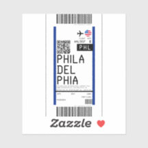 Tarjeta de embarque a Filadelfia (PHL)