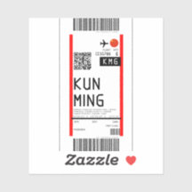 Tarjeta de embarque a Kunming (KMG)