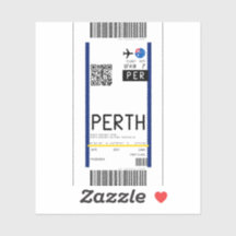 Tarjeta de embarque a Perth (PER)