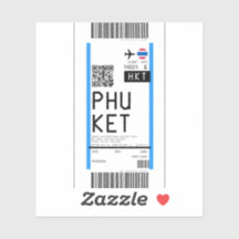 Tarjeta de embarque a Phuket (HKT)