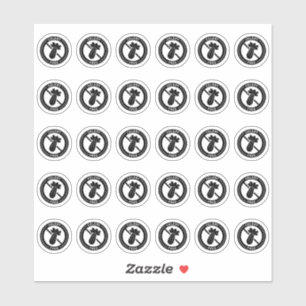 Pegatina Tarjeta de lugar de boda libre de apio Mini elecci