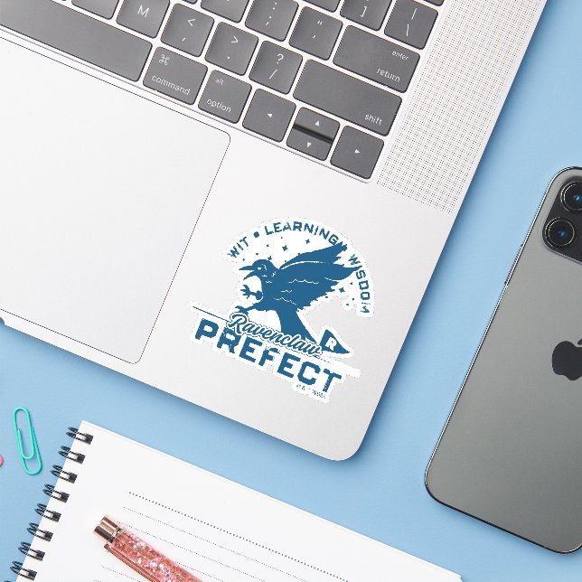 Pegatina Tarjeta prefecta RAVENCLAW™ (Ordenado portátil con iPhone)