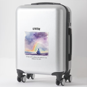 Pegatina Tarjeta Zen: Confianza en el viaje
