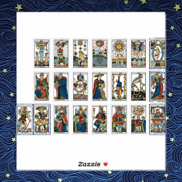 Pegatina Tarjetas Tarot de época