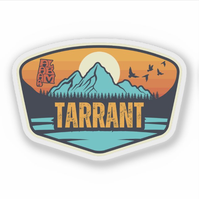Pegatina Tarrant, Alabama (Anverso)