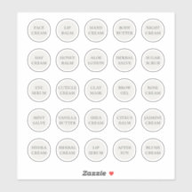 Tarrito cosmético personalizable blanco de 1,14" p