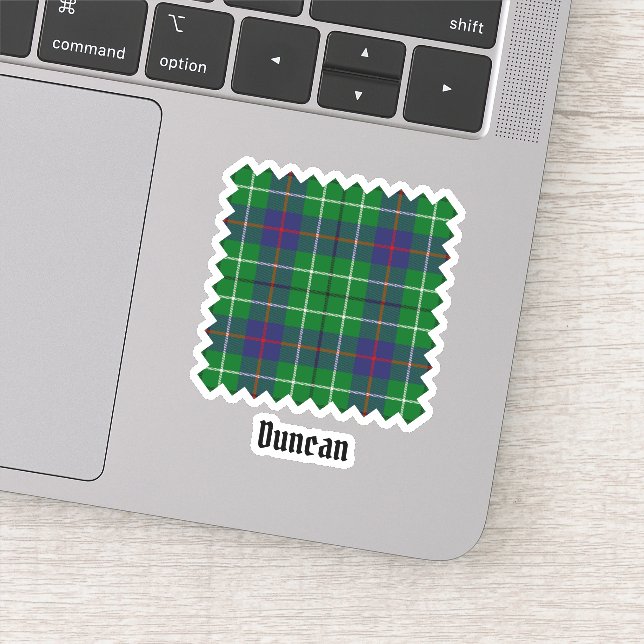 Pegatina Tartan del Clan Duncan (Detalle)