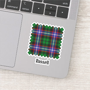 Pegatina Tartan del Clan Russell