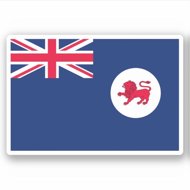 Pegatina Tasmania (Anverso)