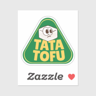 PEGATINA TATA TOFU CUTE ANIME TOFU PUN