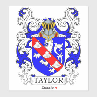 Pegatina Taylor Family Crest
