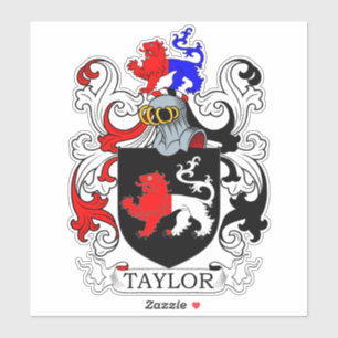 Pegatina Taylor Family Crest