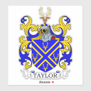 Pegatina Taylor Family Crest