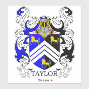 Pegatina Taylor Family Crest