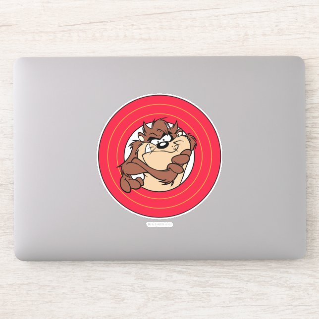 Pegatina TAZ™ a través de los círculos LOONEY TUNES™ (Ordenador)