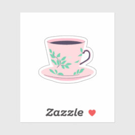 Pegatina Taza de té