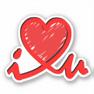 Pegatina Te Amo - Amor