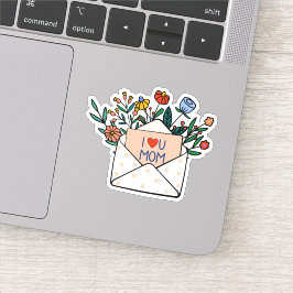 Pegatina Te amo mamá