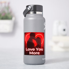 Pegatina Te amo más diseños de San Valentín