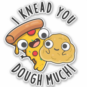 Pegatina Te Arrojé, Dough Mucho Gracioso Pun