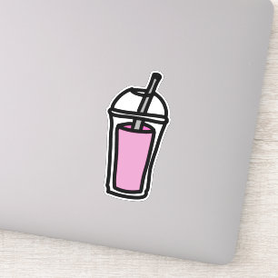 Pegatina Té de leche Bubble Tea linda bebida para adolescen