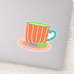 Pegatina Té de menta para los amantes del té