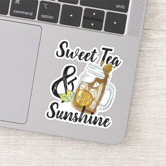 Pegatina Té dulce y sol