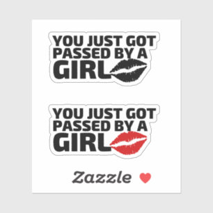 Pegatina Te Ha Pasado Un Chica