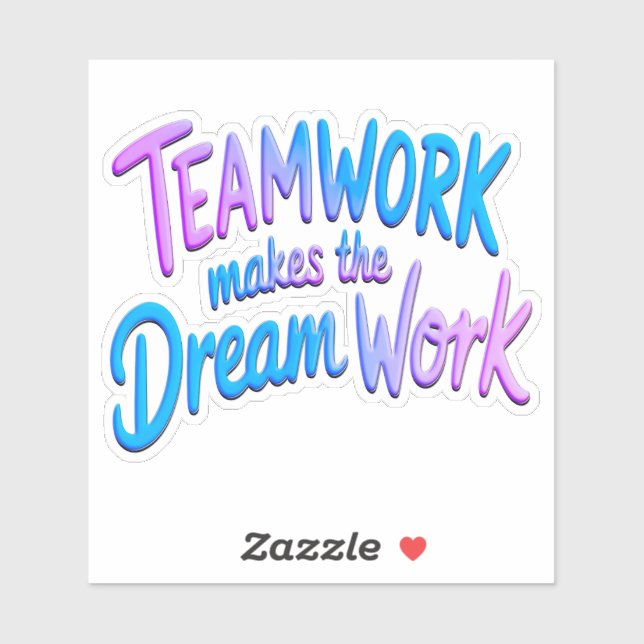 Pegatina Teamwork (Hoja)