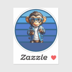 Pegatina tech monkey