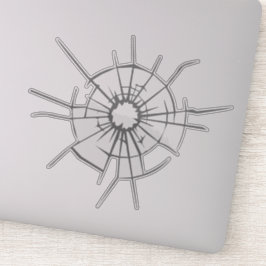 Pegatina Techo de cristal de las feministas | Limpiar Pegat