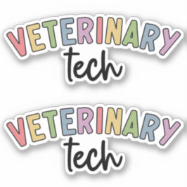 Pegatina Tecnología veterinaria | Vet Technician Vet Tech