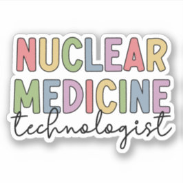 Pegatina Tecnólogo en medicina nuclear CNMT Med nuclear