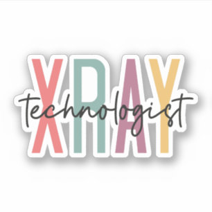 Pegatina Tecnólogo Radiológico Xray Tech, Escuadrón Tecnoló