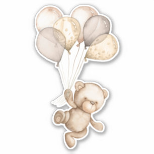 Pegatina Teddy Bear Baby Bear Cupe Animal
