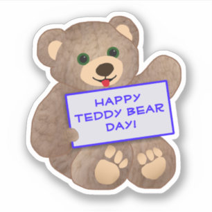 Pegatina Teddy Bear Day