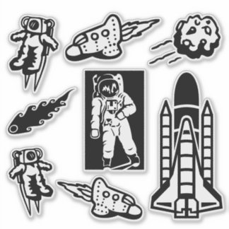 Pegatina Tema del espacio