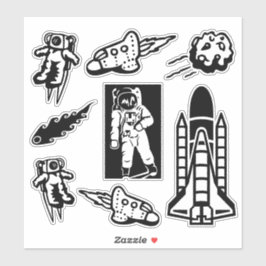 Pegatina Tema del espacio
