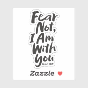 Pegatina TEMOR NO, ESTOY contigo Christian - Isaiah 41:10