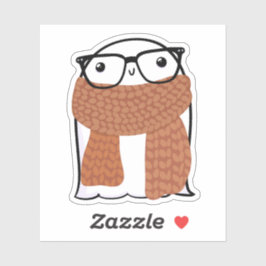 Pegatina Temporada otoño de otoño de arte Ghost Cute Hallow