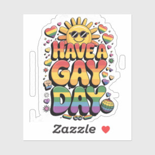 Pegatina Ten un Día Gay Mes del Orgullo LGBT