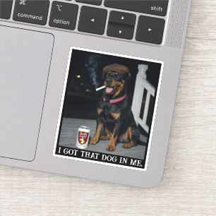 Pegatina Tengo Ese Perro Dentro De Mí, Divertido Meme De Do