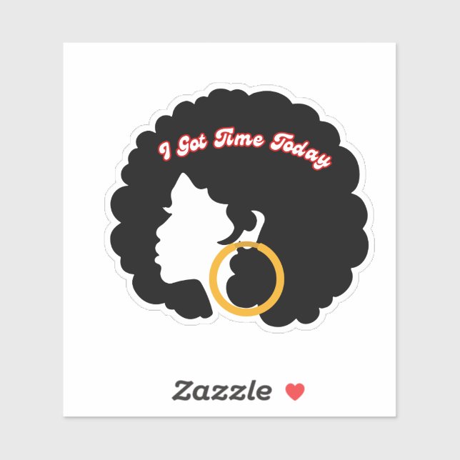 Pegatina Tengo Tiempo Hoy (Hoja)