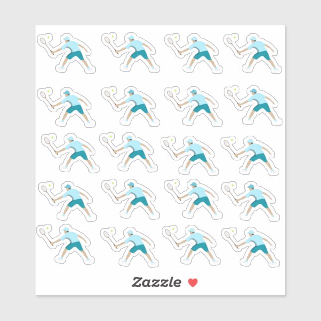 Pegatina Tenis (Hoja)