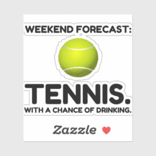 PEGATINA TENIS PREVISTO PARA FINES DE SEMANA