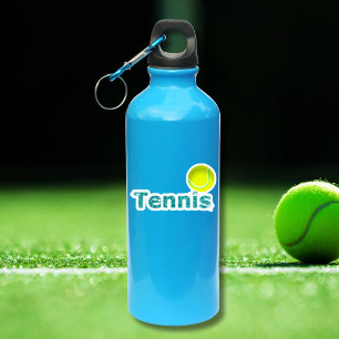 Pegatina Tenis Verde Brillante Con Pelota De Tenis