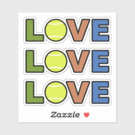 Pegatina Tennis Love Stickers