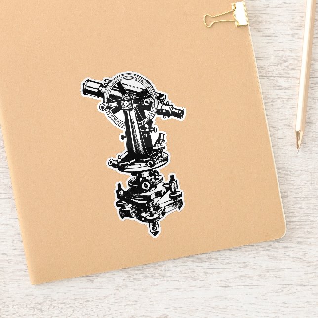 Pegatina Teodolita (Cuaderno)